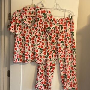 BedHead Pink Cherry Print Women's Pajamas